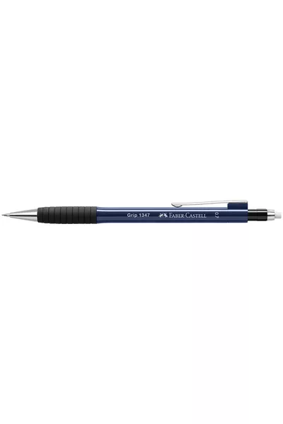 Ручка Grip  с наконечником 0,7 мм, цвет темно-синий,  года, с ластиком, металлический стержень, эргономичный дизайн