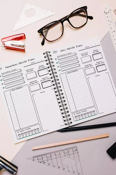 مجموعة تخطيط التحضير للامتحان | AYT-TYT-KPSS-ALES | 3 مخططات للامتحانات + مخطط أسبوعي واحد