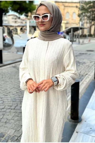 زي الحج والعمرة قطني مزدوج