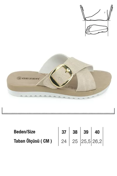 Dames Zomerslipper Met Enkele Gesp Verstelbaar Kunstleer Comfortabele Zool Dagelijkse Slipper