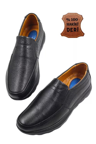 Men's Genuine Leather Orthopedic Gel Insole Daily Shoes