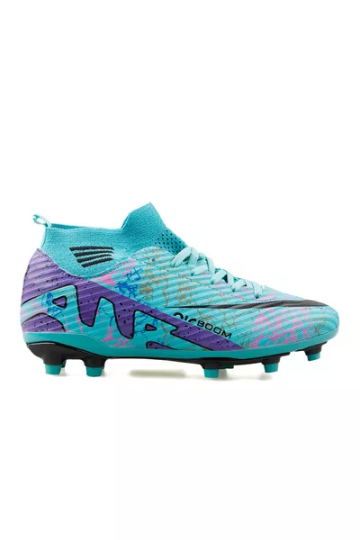 حذاء كرة قدم للجنسين من الدوري الإسباني للملاعب والصالات مع جوارب ملونة