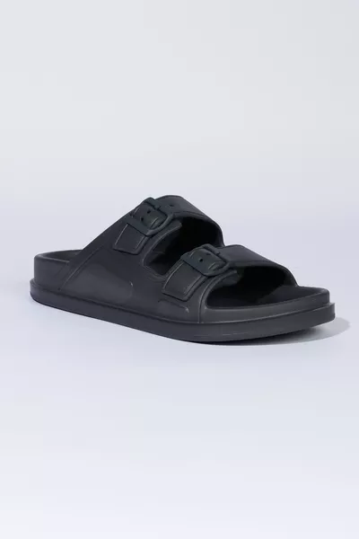 Men's Grey Flexible Comfortable Sole Slippers