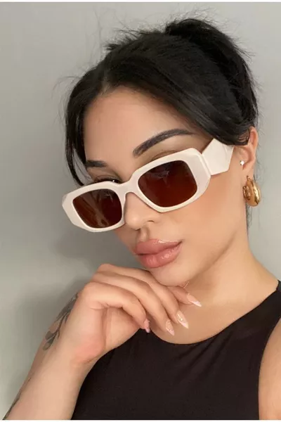 Larissa Beige Brown Sunglasses