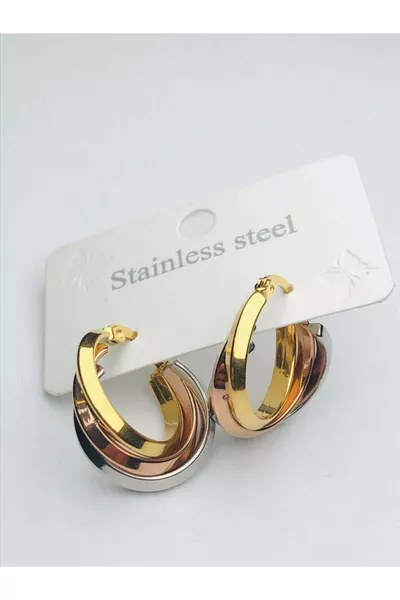 New Season Stainless Steel Design Earrings