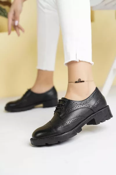 Genuine Leather Daily Oxford Women's Shoes