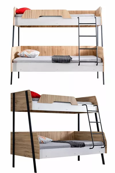 Bunk Bed, Alba Wide Bunk Bed, cm - cm