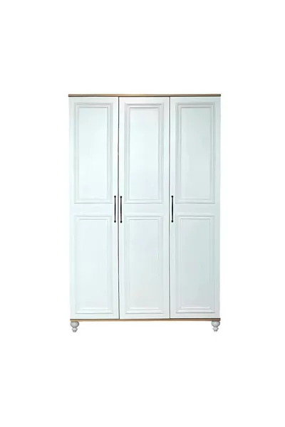 Sicilië Hoogwaardige 3-Deurs MDF Kast | Rehau Gelamineerde Deuren | Berk Poten