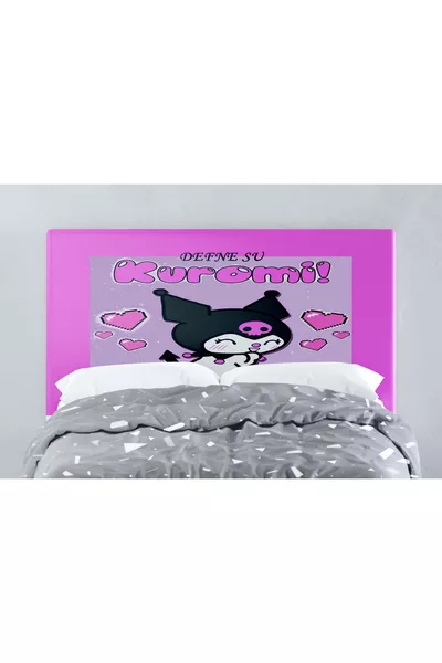 Kuromi ve Kalpler Baza Başlık Klılıfı