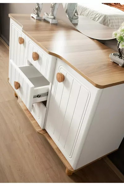 خزانة كايرا من MDF ومرآة