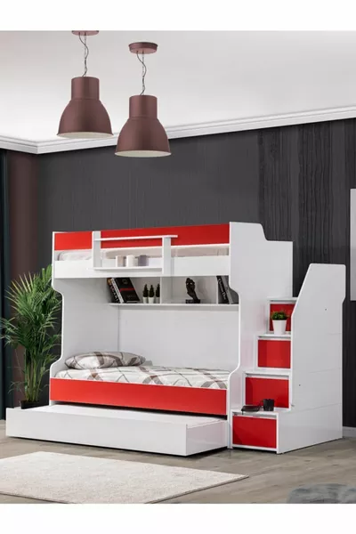 Bunk Bed, Brave Little Bunk Bed - Red