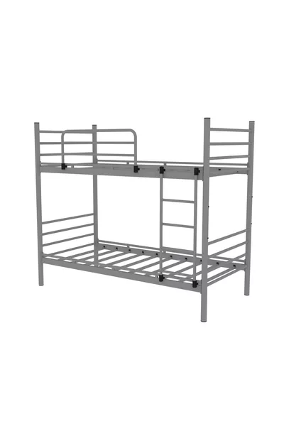 Damla Classic White Bunk Bed and Bed Frame