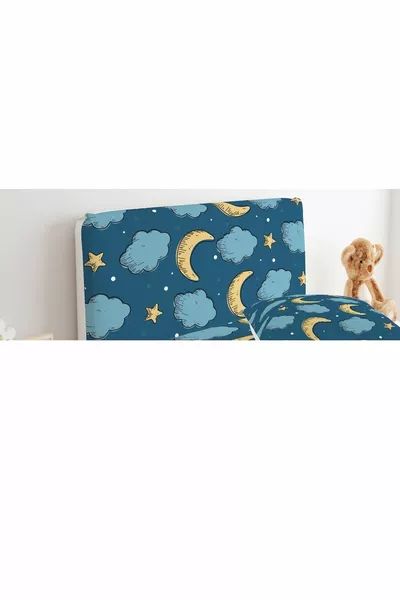 Bed Base Headboard Cover Moon Cloud Star