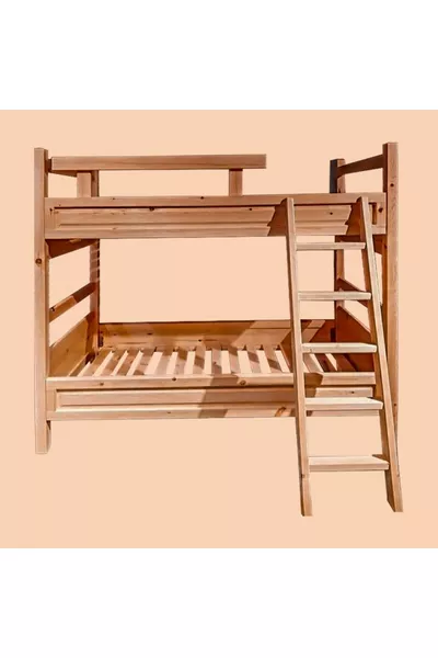 Massief Houten Stapelbed