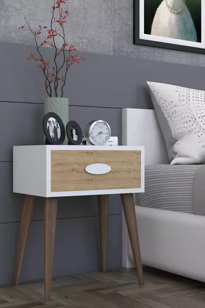 Komot Trend Nightstand - Sapphire Oak
