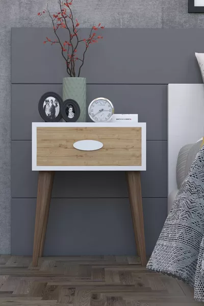 Komot Trend Nightstand - Sapphire Oak