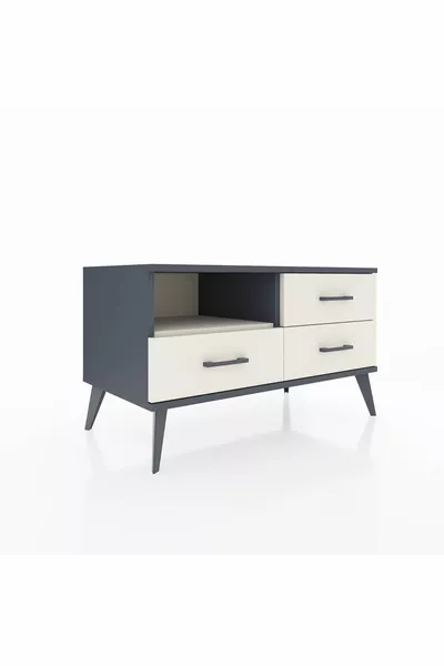 Hyperion Şifonyer Tek Raflı 3 Çekmeceli  Antrasit-Aytaşı