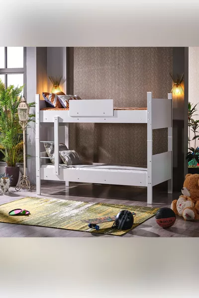 Lit superposé Mondo en MDF avec profil détachable