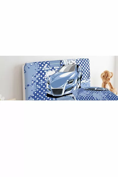 Bed Base Headboard Cover Sports Car