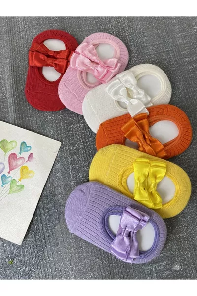 جوارب باليه للبنات حديثي الولادة 6 قطع