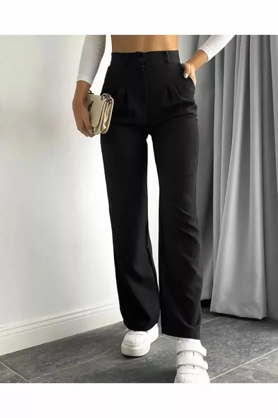 Hoge Taille Palazzo Broek