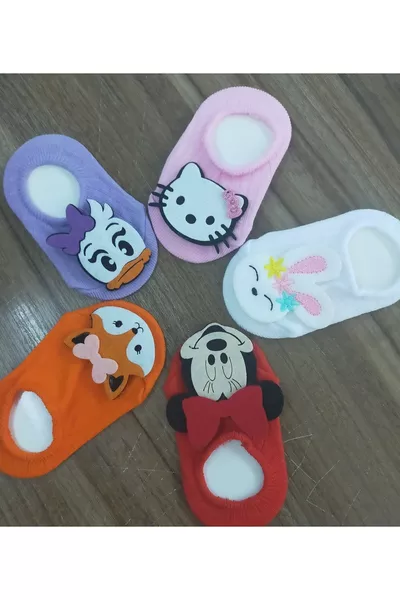 جوارب طفلك المخملية ببطانة ناعمة، 5 قطع