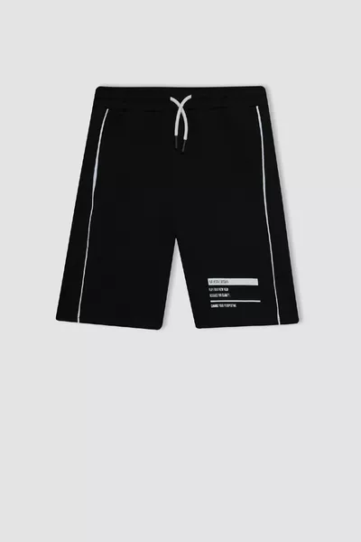 Jungen Shorts mit Aufdruck hs