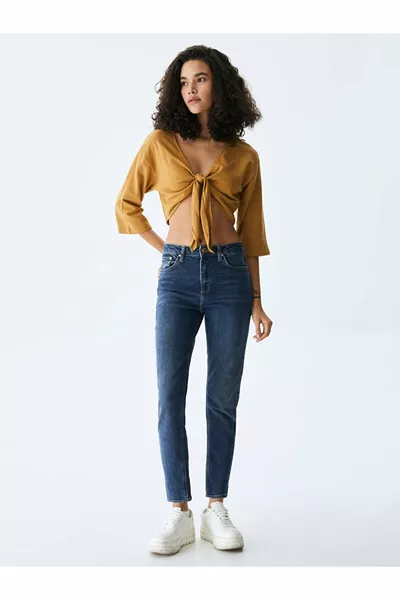 Pantalon slim Ronna X Mid Rise