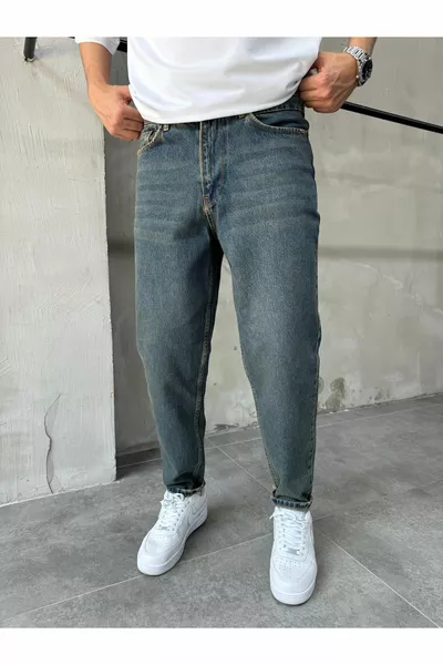 Men's Worn Green Pants