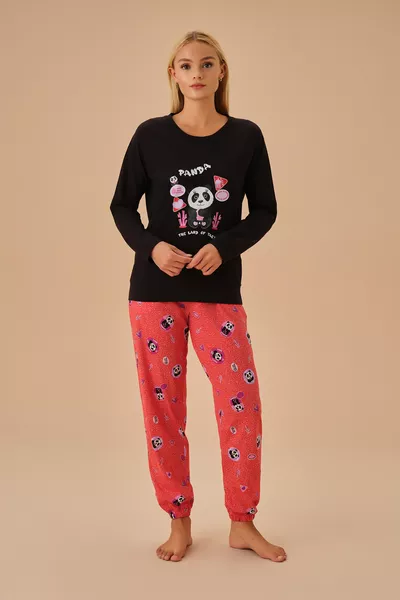 طقم بيجامة باندا