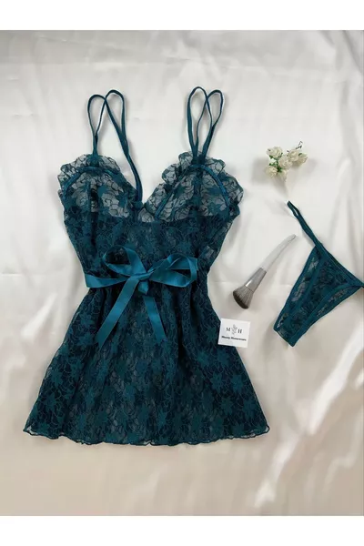 Slyterin 2-Piece Nightwear Lingerie Set