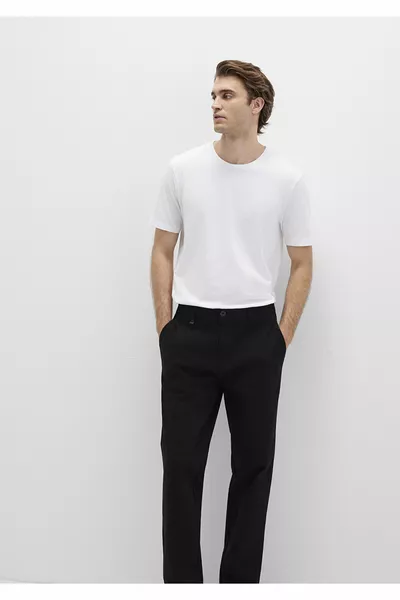 Белая базовая футболка Slim Fit / Узкий крой 