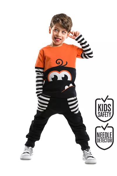 Ensemble de survêtement pour garçon à rayures Gırgır