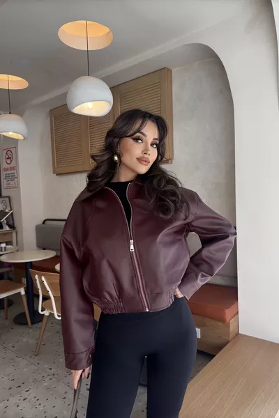 Giacca in pelle donna nuova collezione