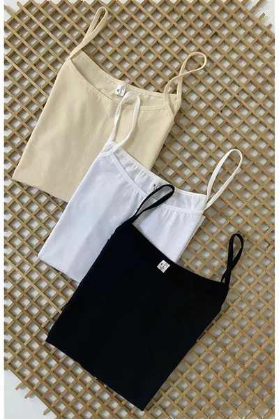 3 Black and White Tank Tops