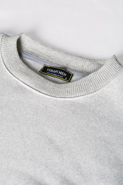 للجنسين رمادي الجبهة Veaven المطبوعة كبيرة الحجم سميكة اثنين من المواضيع أثار طاقم الرقبة قميص من النوع الثقيل