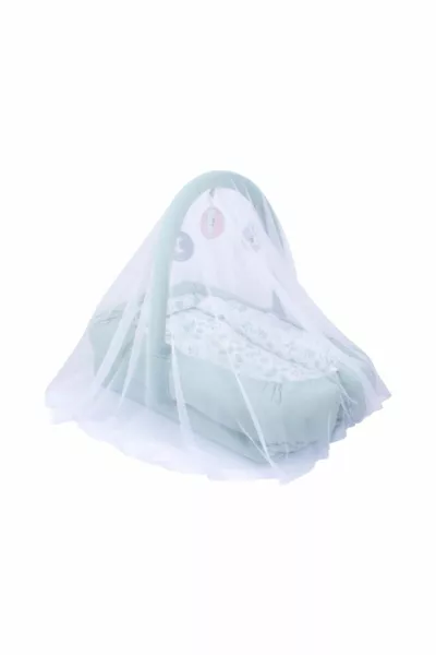 Lit de Reflux Multifonction pour Bébé à Côté de la Maman - Motif Feuilles