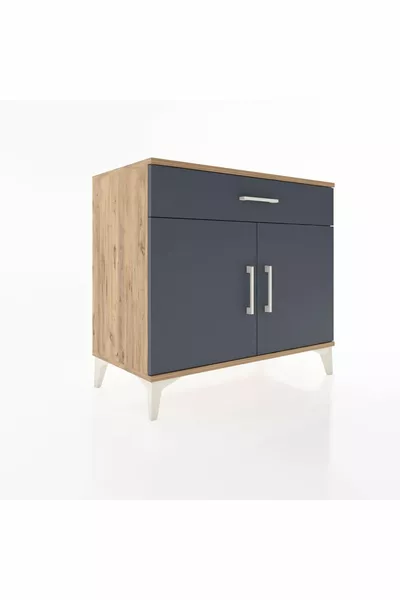 Hyperion Ladekast Met Eén Lade En 2 Deuren Den-Antraciet