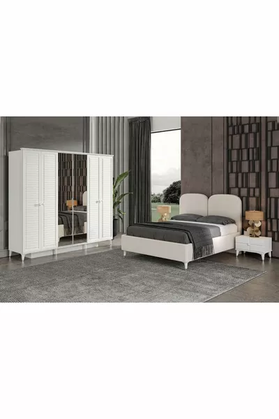 Berra White Bedroom Set