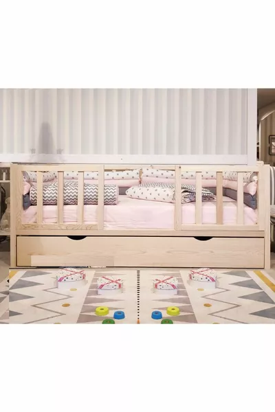 Selfgen Natur-Montessori-Baby- und Kinderbett