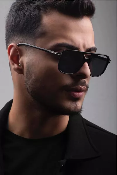 Унисекс черни слънчеви очила Handy