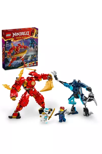 ® NINJAGO® Robot dell'Elemento Fuoco di Kai + Set di Giocattoli Creativi per Bambini (P)