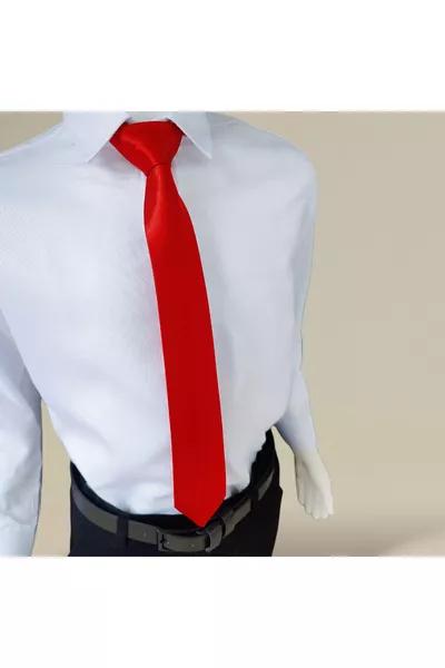 Cravate pour enfant rouge  ans