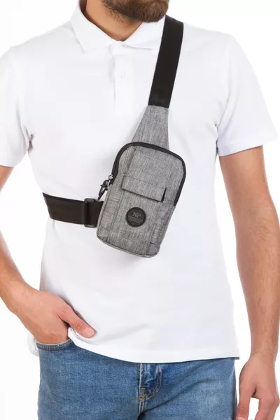 Sac à bandoulière Polo Newish en lin avec compartiment pour téléphone