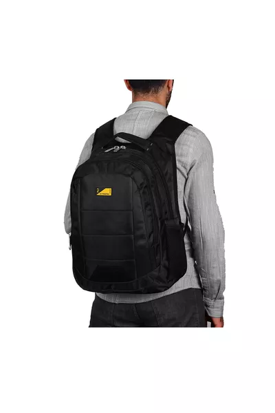 Zaino Unisex Nero a Pipistrello per Uso Quotidiano 