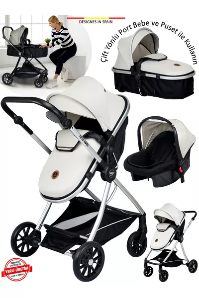 عربة أطفال Qool متعددة الوظائف 6 في 1 للسفر