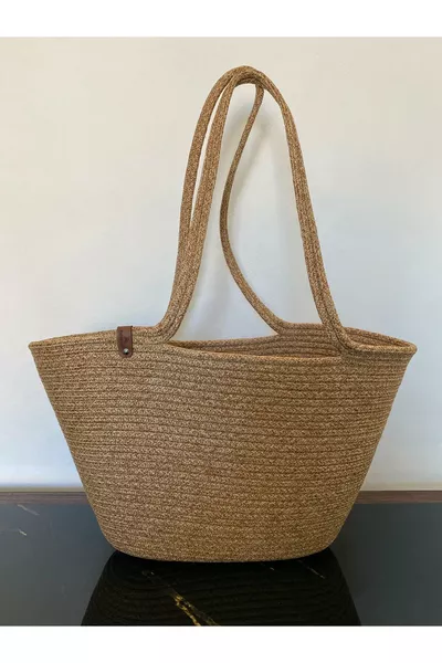 حقيبة شاطئ بمقبض طويل