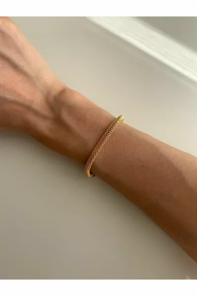 Yuvarlak Hasır Zincirli Bileklik