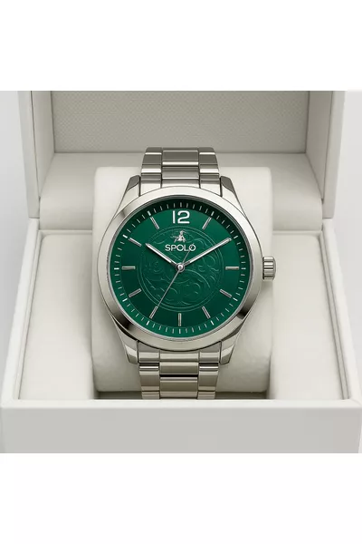 Montre pour homme à bracelet métallique argenté de la nouvelle saison avec bracelet offert, cadeau pour la fête des pères