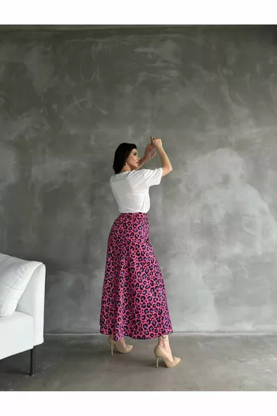 Luxury Quality Elasticated Waist Maxi Length Long Satin Skirt